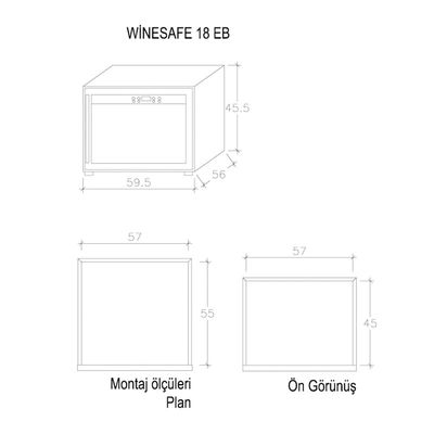 Встраиваемый винный шкаф caso winesafe 18 eb схема встраивания