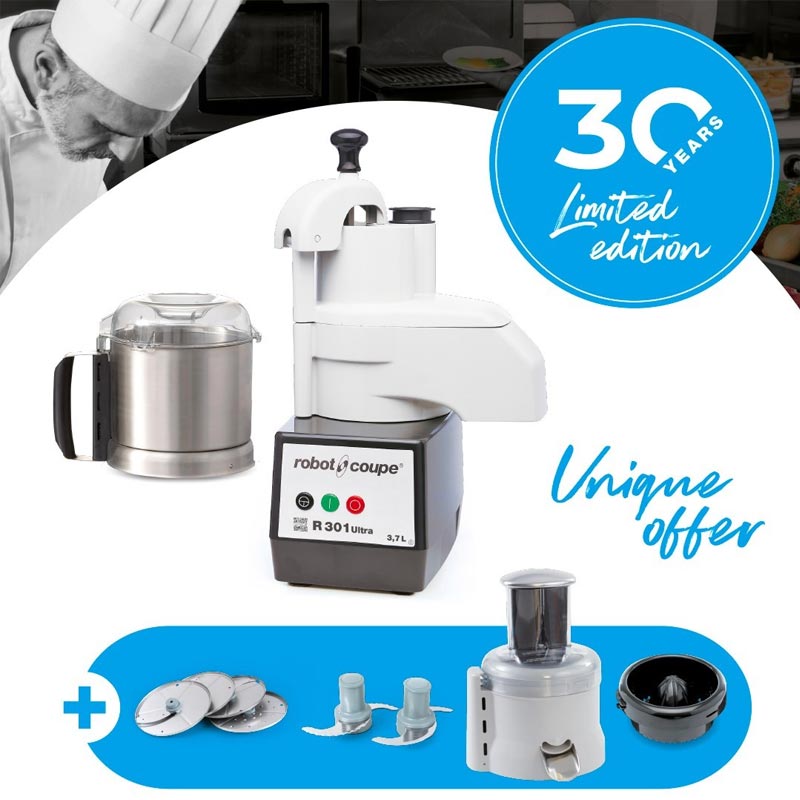 R 301 Food Processors : Cutter and Vegetable slicer - Robot Coupe